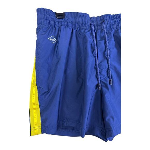 Nikben Studio Navy Yellow Men’s XL Swim Shorts Trunks Polyester - Picture 3 of 13